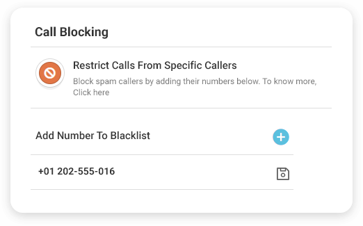 Managing Call Blocking