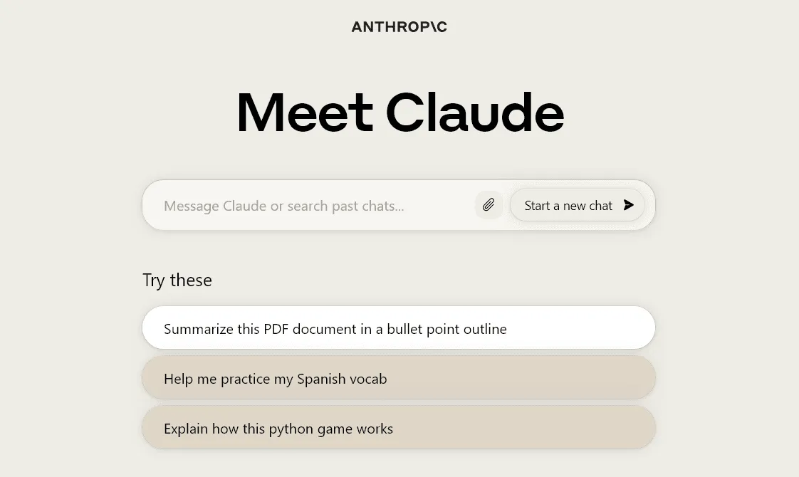 Claude dashboard image