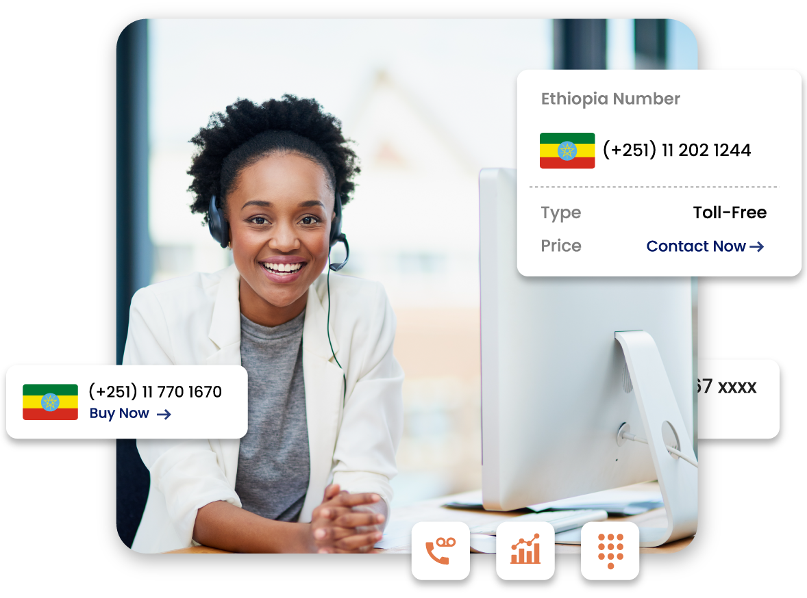 Ethiopia Toll free Numbers