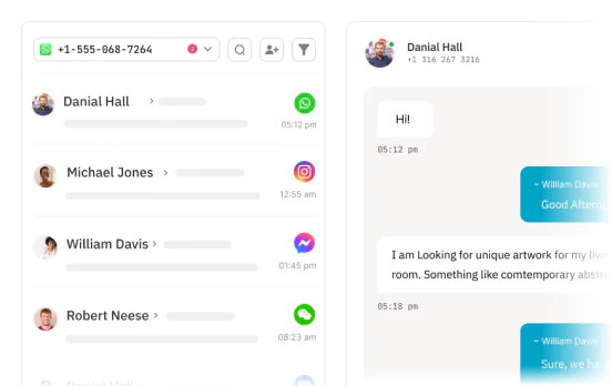 Chat agent product image