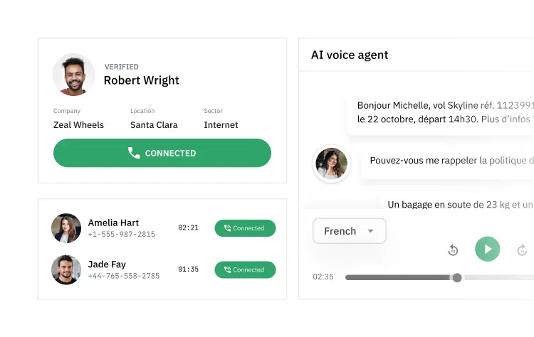 AI voice agent product image