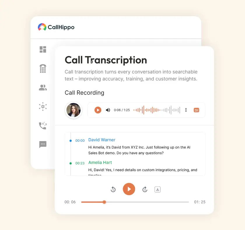 Call Transcription Phone Number