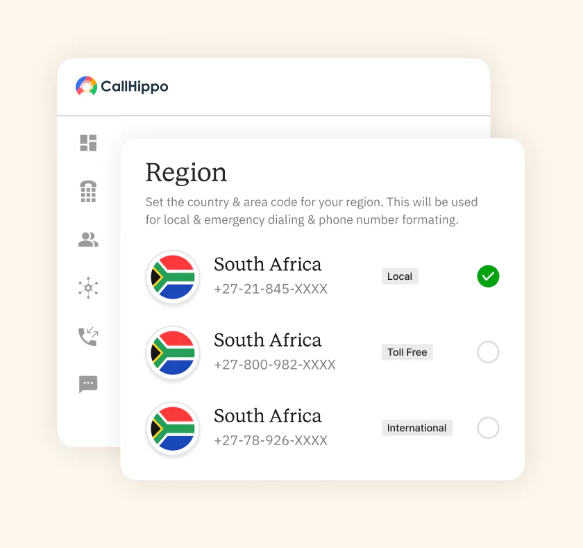 Get a South Africa Virtual Phone Number Region