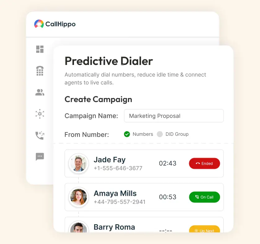 Predictive Dialer System
