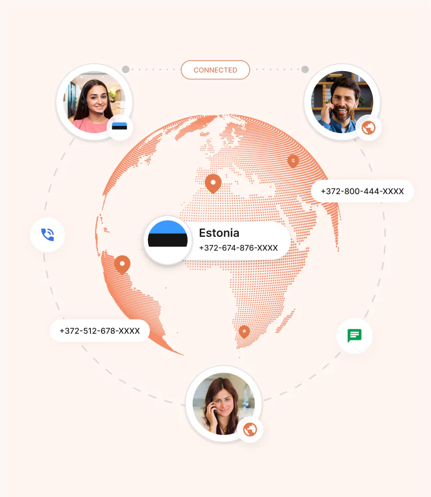 Types of Estonia virtual Phone Number
